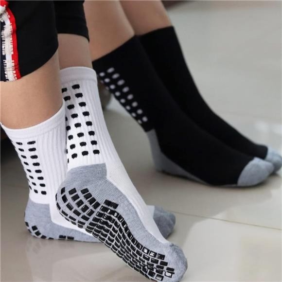 Anti Slip Non Skid Hospital Socks with Grippers for Men Women - Picture 5 of 7